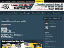 Tablet Screenshot of newarkmotor.com